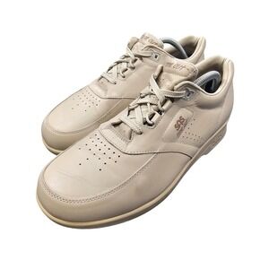 SAS Men's Time Out Walking Shoes Bone Leather Size 9.5 M Made in USA Comfort EUC